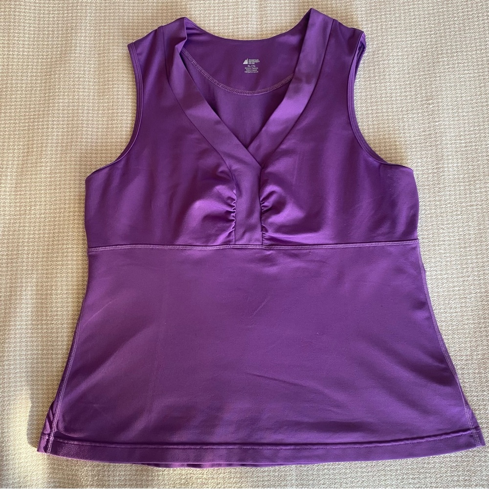 MEC Purple V-Neck Tank Top